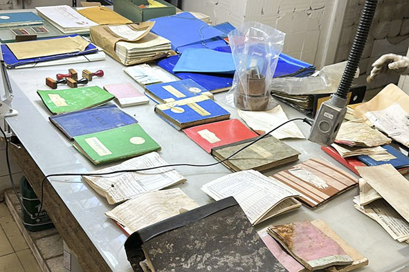 Durante restauro,  Museu FAMA encontra registros raros da  memória industrial  de Itu