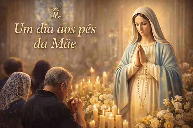 Um dia aos pés  da Mãe