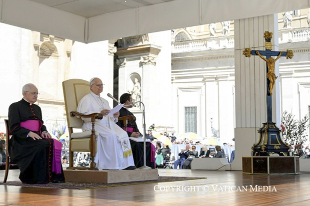 Vigília de oração pela paz  presidida pelo Papa