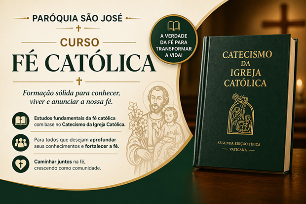 Paróquia São José inicia curso “Fé Católica” com  formação baseada no Catecismo
