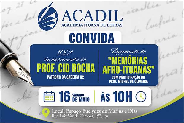 ACADIL celebra centenário do Prof. Cid Rocha