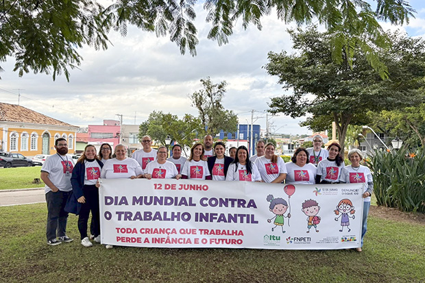 Campanha mobiliza rede de proteção  contra o trabalho infantil em Itu