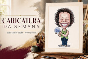 Sueli Santos Souza, artista plástica capa_caricatura