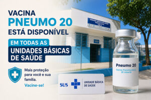 Vacina pneumo 20 está disponível em todas as Unidades Básicas de Saúde vacinação_pneumo_20