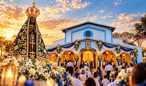 Paróquia Aparecida celebra mês  em homenagem à padroeira
