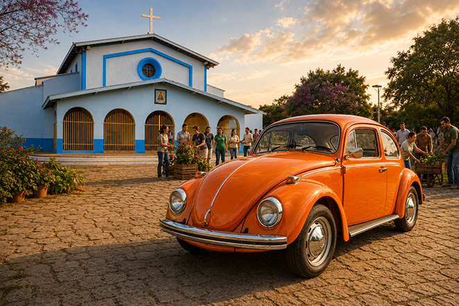 Ação Beneficente sorteia Fusca 1980 na Aparecida