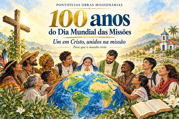 POM celebram 100 anos do Dia Mundial das Missões com missa em ação de graças