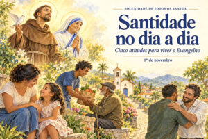 Todos os Santos: cinco atitudes para viver a santidade no dia a dia 53bc7eb8-fc99-4f1e-88ba-25571d4219d8