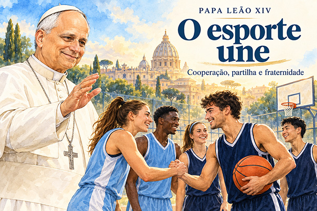 O esporte ensina cooperação, partilha e fraternidade
