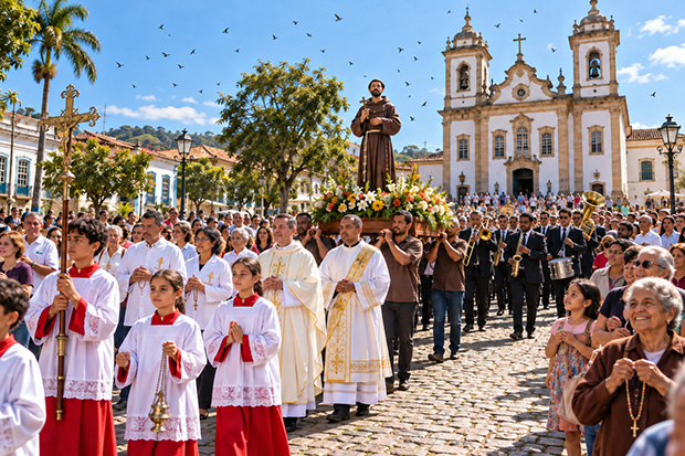 Paróquias celebram  São Francisco de Assis