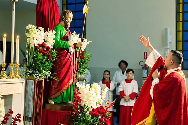 Procissão de São Judas  Tadeu será nesta  quarta